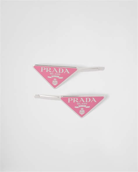 prada id clip saks|Shop Prada Metal Hair Clip .